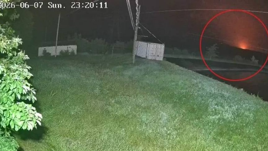 Як стверджують, момент падіння дрона в Молдові Як стверджують, момент падіння дрона в Молдові
