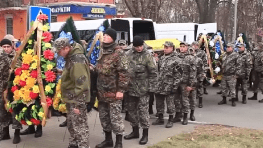 Funeral For Two Fallen Soldiers