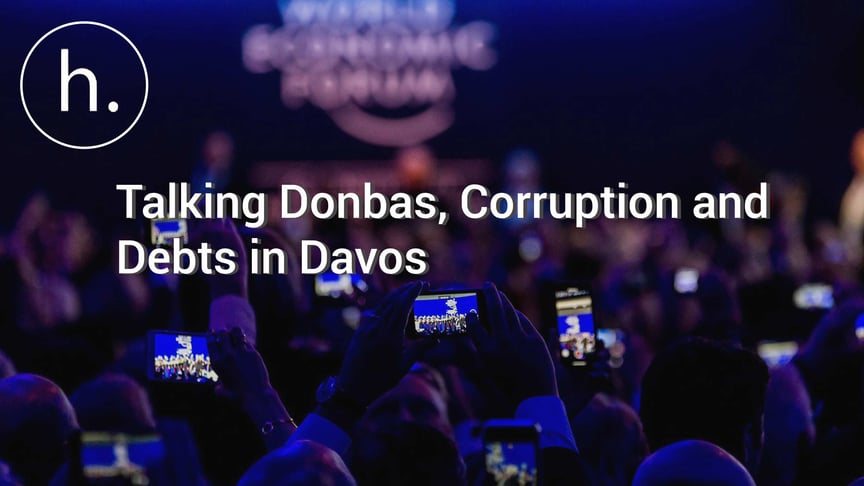 Talking Donbas, Corruption and Debts in Davos