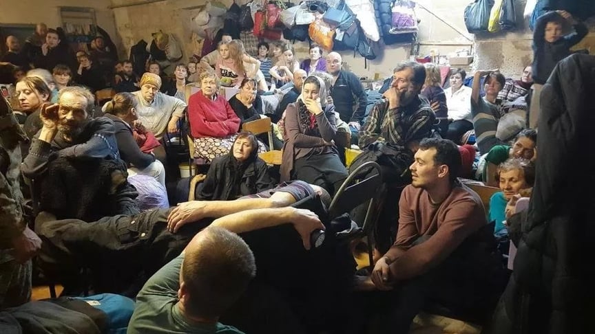 Підвал у Ягідному, де 27 діб росіяни утримували 368 цивільних