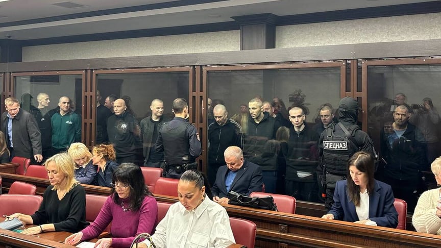 Суд над 15 українськими військовополоненими з батальйону «Айдар» у російському Ростові-на-Дону Суд над 15 українськими військовополоненими з батальйону «Айдар» у російському Ростові-на-Дону