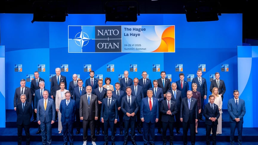 "Сімейне фото" лідерів країн-членів НАТО на саміті у Гаазі, 25 червня 2025 року