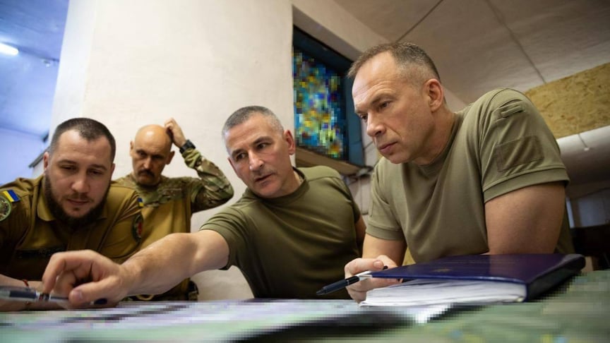 Головнокомандувач ЗСУ Олександр Сирський із військовими