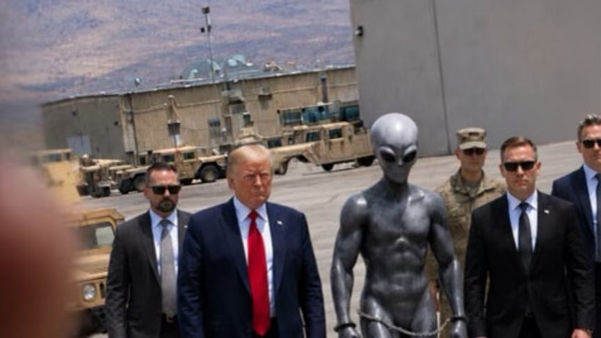 ШІ-зображення, опубліковане Трампом
