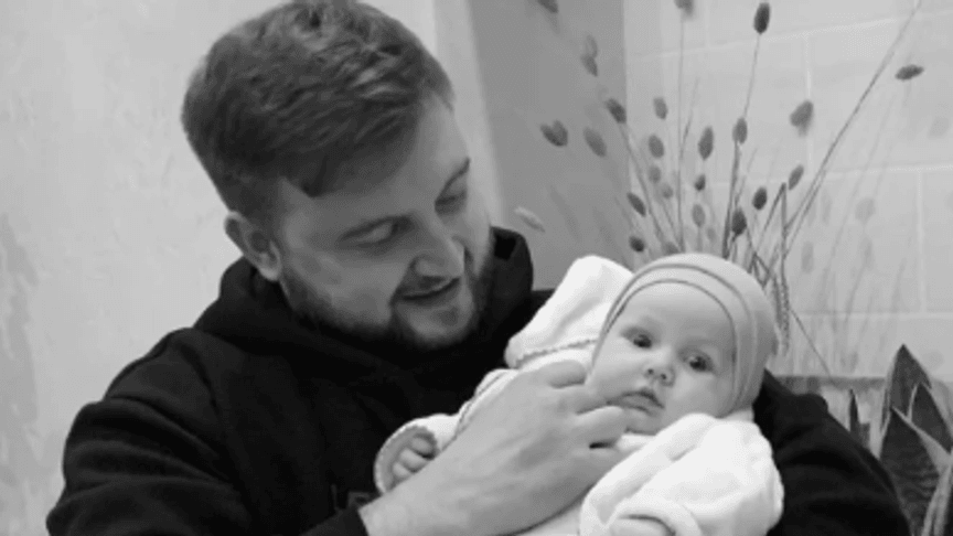 Юрий Глодан с дочерью Кирой