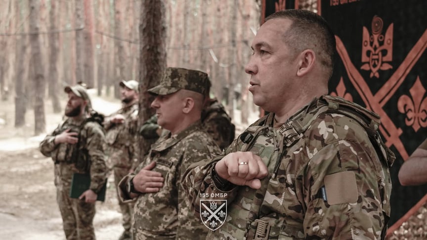 Командир 155 механізованої бригади Станіслав Лучанов Командир 155 механізованої бригади Станіслав Лучанов