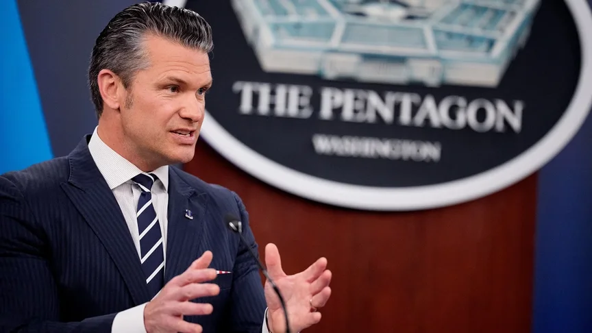 Міністр оборони США Піт Гегсет виступає під час пресконференції в Пентагоні, 22 червня 2025 року