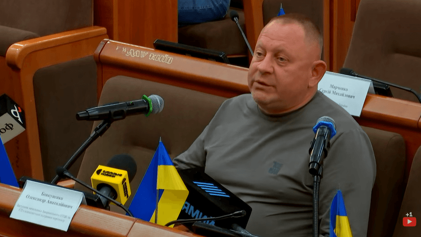 Заступник начальника Закарпатського ОТЦК та СП Олександр Бовкуненко на засідання ТСК