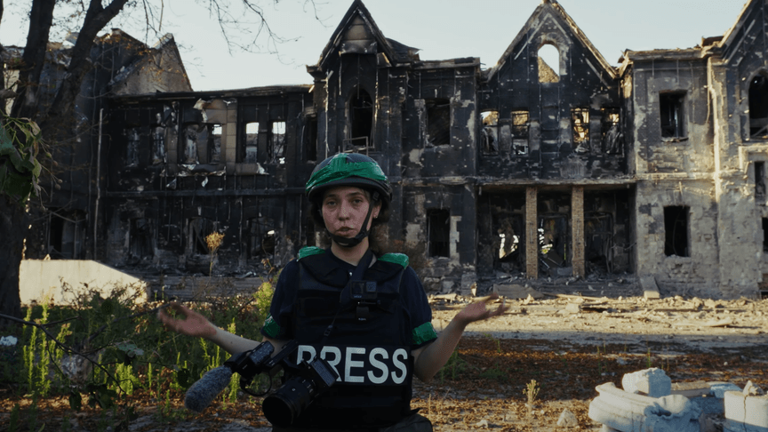 Журналістка Діана Буцко в Покровську