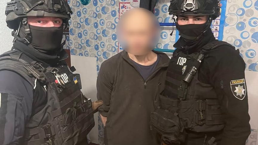 Затриманий чоловік, якого підозрюють у нападі на військового ТЦК Затриманий чоловік, якого підозрюють у нападі на військового ТЦК
