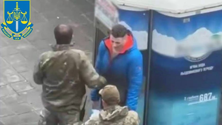 Скриншот із відео, на якому зафіксували конфлікт