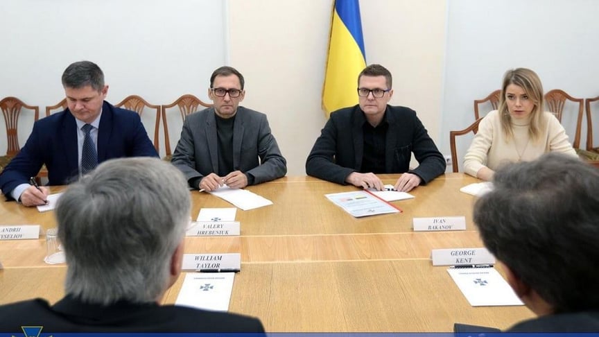 Зустріч голови СБУ Івана Баканова з високопосадовцями зі США