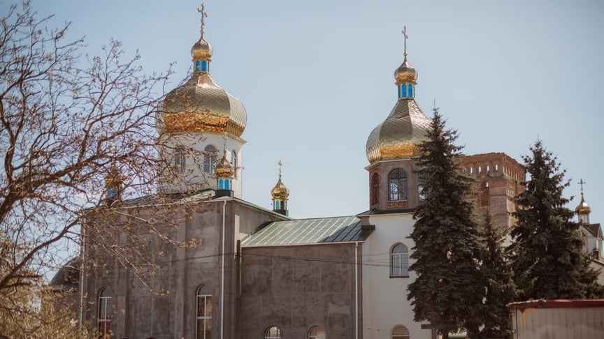 Хрестовоздвиженський чоловічий монастир УПЦ МП у Старокостянтинові, де стався інцидент