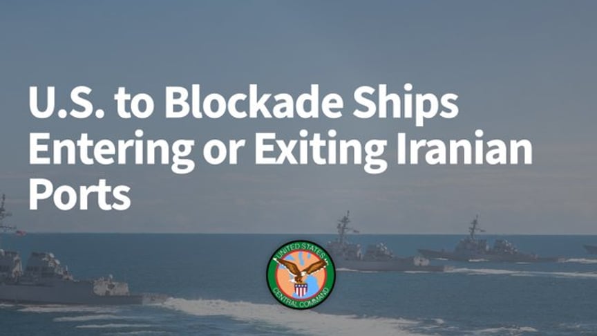 США почнуть блокувати рух суден з портів Ірану