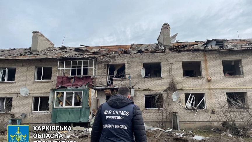 Наслідки російської атаки по селищу Пересічне, 7 жовтня 2023 року