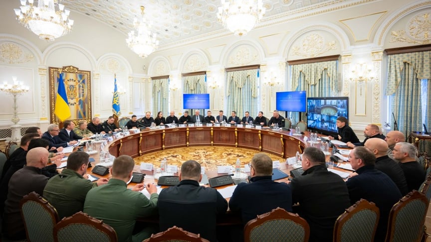 A meeting of the National Security and Defense Council of Ukraine, during which comprehensive plans for the energy sustainability of the country's regions and cities were approved.