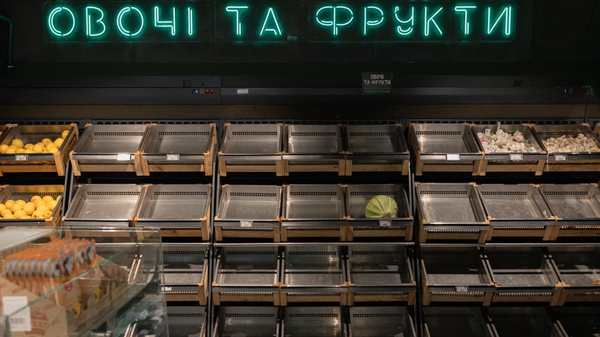 How Russian strikes and online panic are changing Ukraine’s supermarket shelves