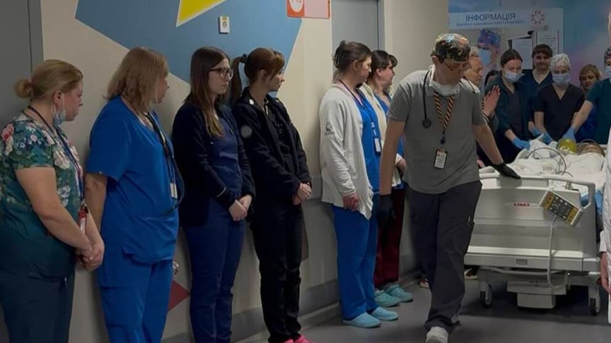 Коридор пошани для 13-річного Івана Коридор пошани для 13-річного Івана