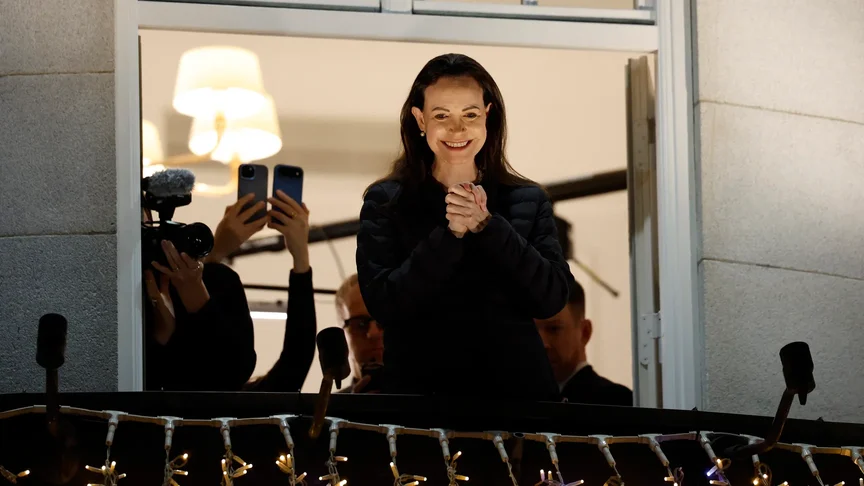 Лідерка венесуельської опозиції Марія Коріна Мачадо Лідерка венесуельської опозиції Марія Коріна Мачадо