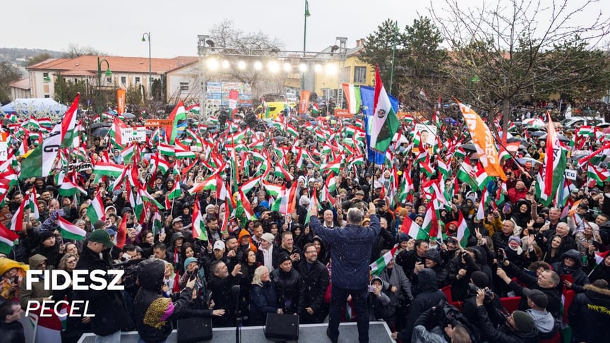 Мітинг у місті Пецель, 28 березня 2026 року