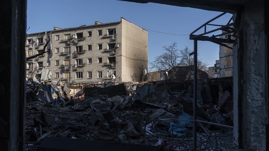 Ілюстративне фото. Будинки у Добропіллі, зруйновані після російської атаки 9 березня 2025 року