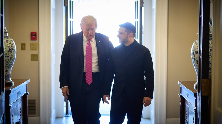 Президенти США та України Дональд Трамп та Володимир Зеленський