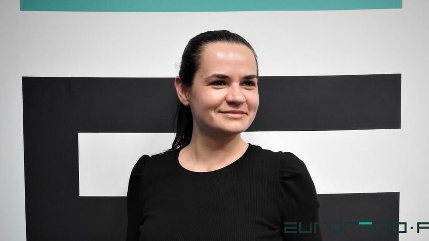 Головна суперниця Олександра Лукашенка на виборах президента, незалежна кандидатка Світлана Тіхановська, Мінськ, 27 липня 2020 року