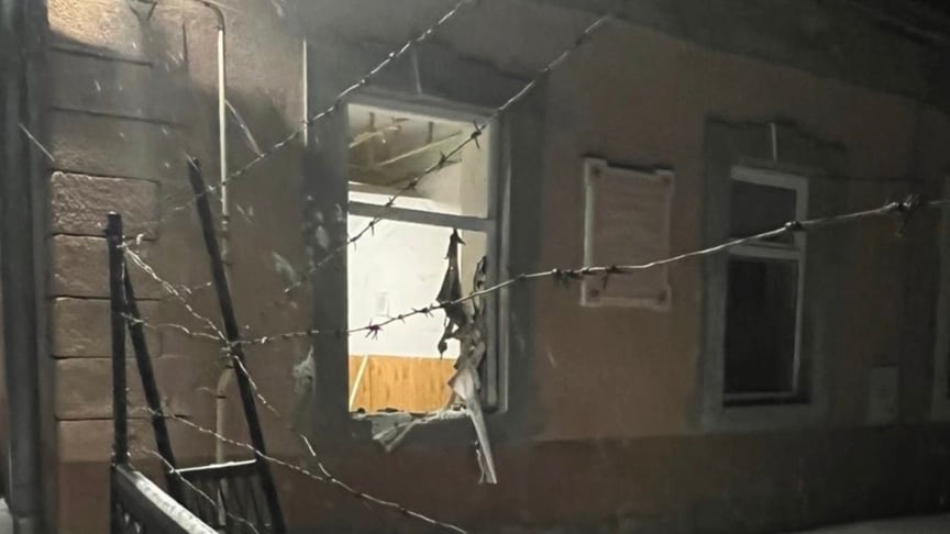 Руйнування у приміщенні Коломийського районного ТЦК