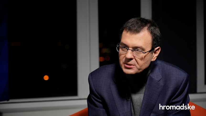 Народний депутат від «Слуги Народу», голова парламентського комітету з питань фінансів, податкової та митної політики Данило Гетманцев у студії hromadske, Київ, 10 лютого 2021 року