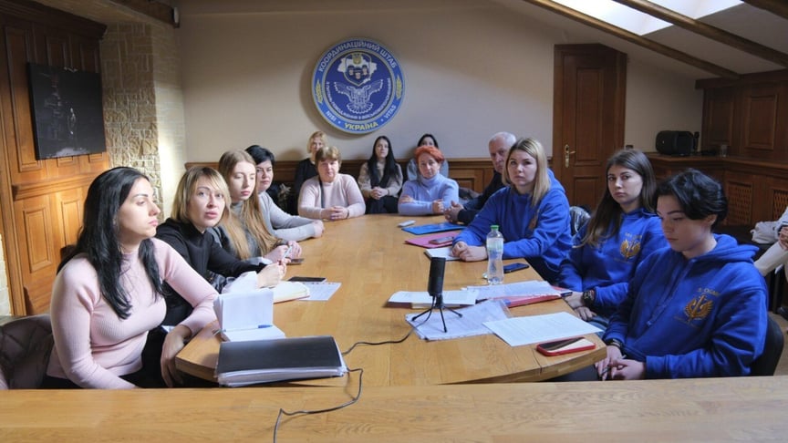 Зустріч представників Координаційного штабу та Військово-морських сил ЗСУ з родинами морських піхотинців 501 окремого батальйону, які перебувають у полоні