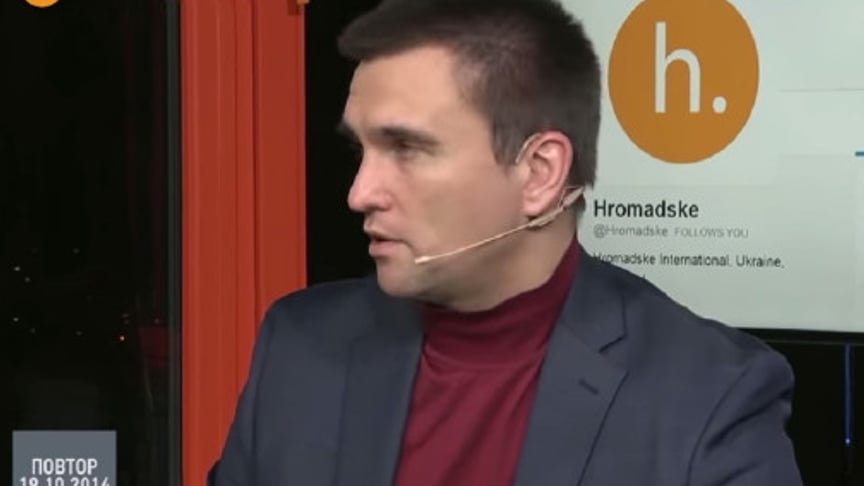 Pavlo Klimkin: "To expect a real breakthrough from Milan would be foolish."