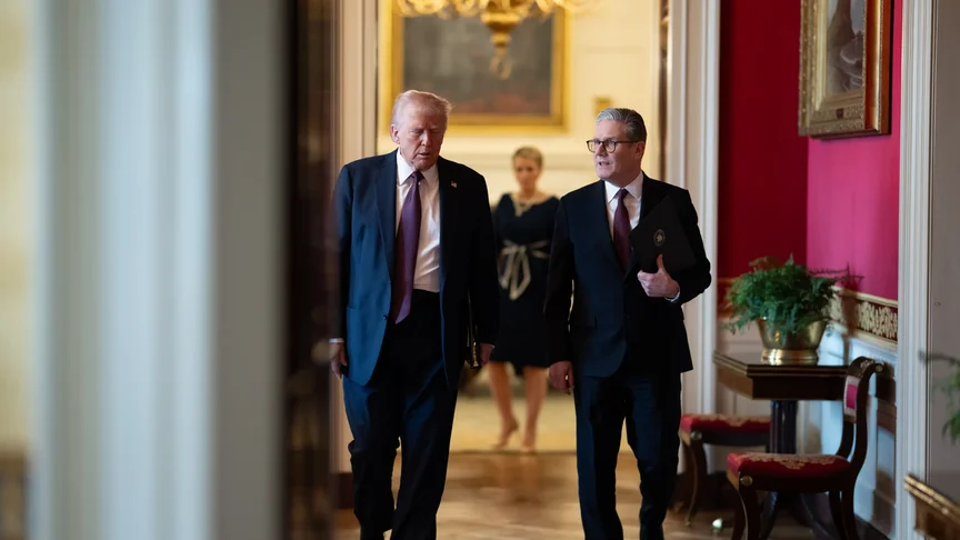 Президент США Дональд Трамп і прем'єр-міністр Великої Британії Кір Стармер