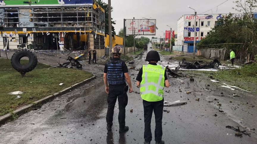 Наслідки російського обстрілу Харкова, 11 липня 2022 року