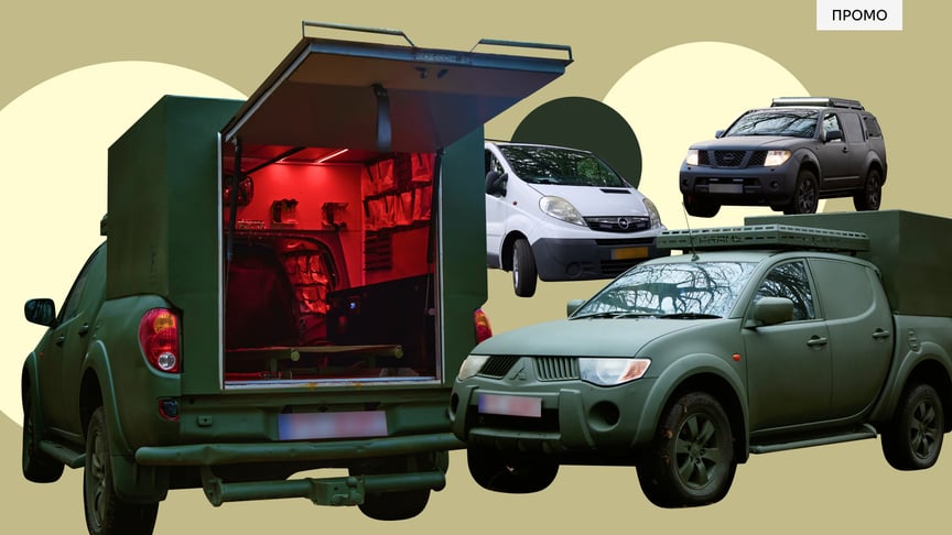 Від пікапа до медеваку: як бізнес і майстерні переобладнують цивільні авто на транспорт для евакуації поранених