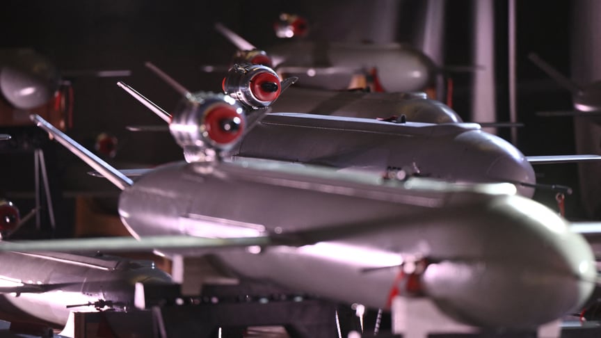 Ілюстративне фото. Презентація українських дронів-ракет «Пекло» у Києві, 6 грудня 2024 року