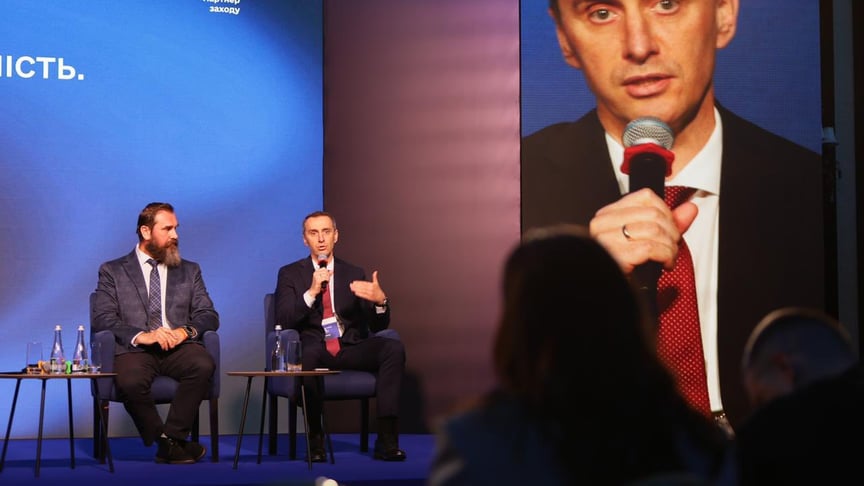 Віктор Ляшко на презентації плану уряду, Київ, 18 серпня 2025 року