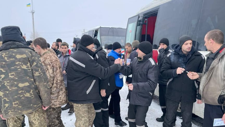 Release of 116 defenders from Russian captivity, February 4, 2023