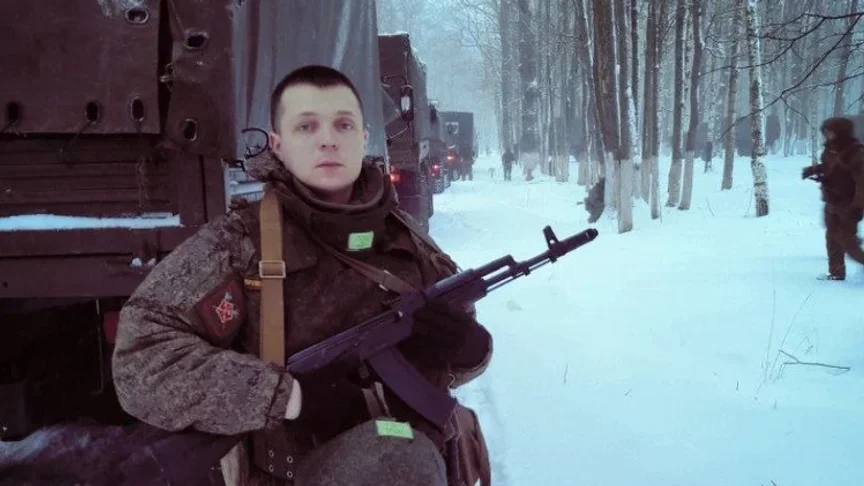 Олександр Оленченко в російській військовій формі Олександр Оленченко в російській військовій формі