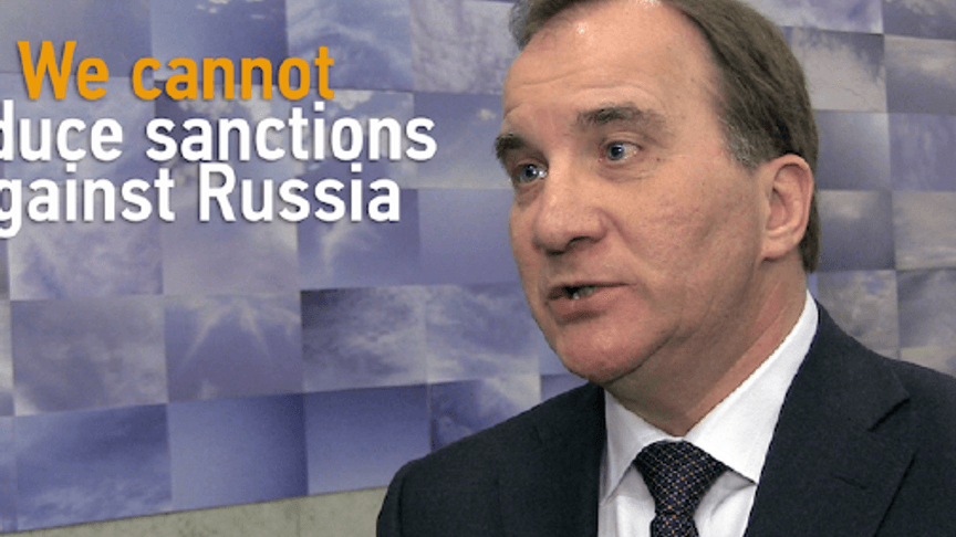 Sweden PM: ‘We cannot reduce sanctions against Russia’