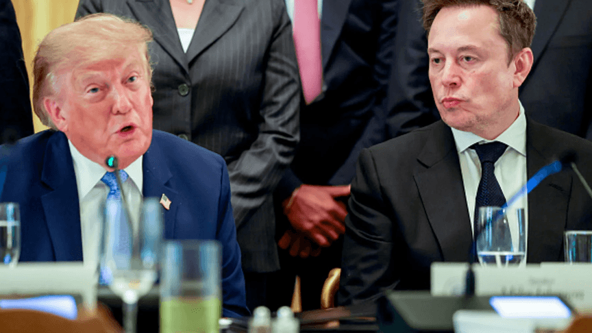 Дональд Трамп та Ілона Маска