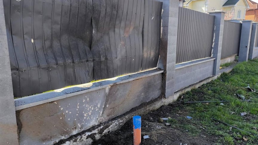 Наслідки вибуху у Броварах 13 квітня