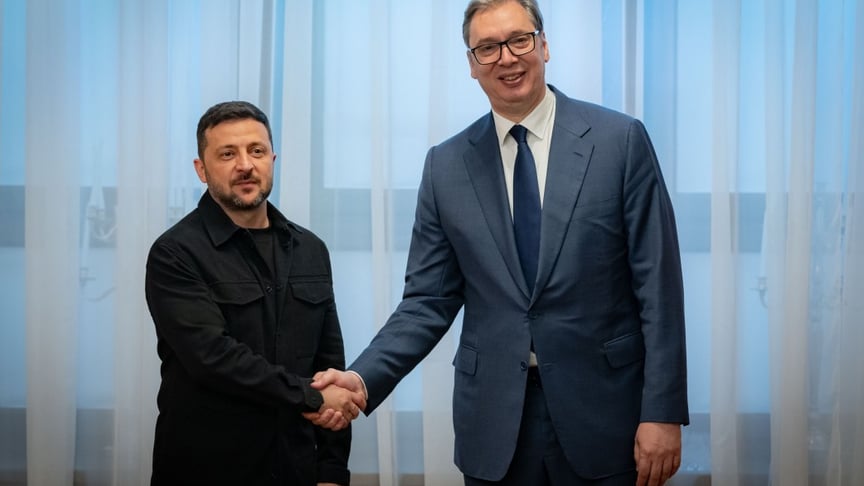 Ілюстративне фото. Президент України Володимир Зеленський із президентом Сербії Александром Вучичем