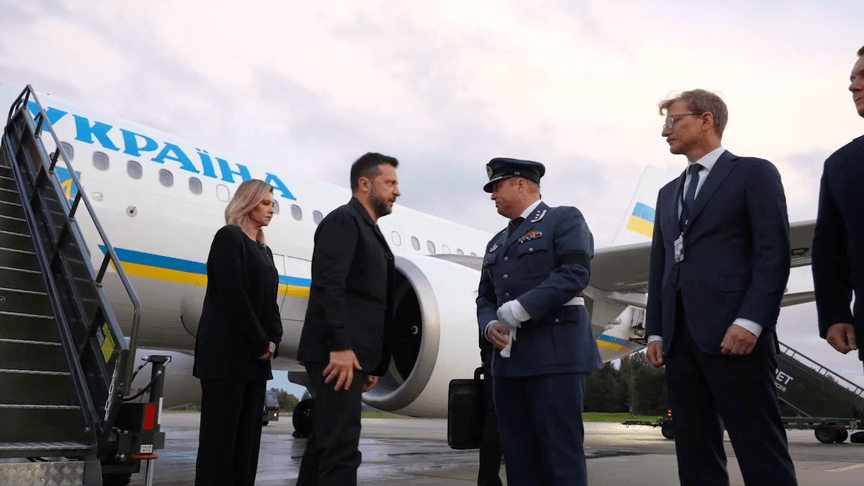 Володимир та Олена Зеленські прибули до Норвегії