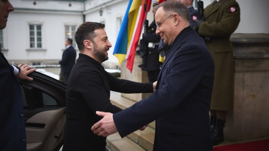 Президент України Володимир Зеленський та його польський колега Анджей Дуда