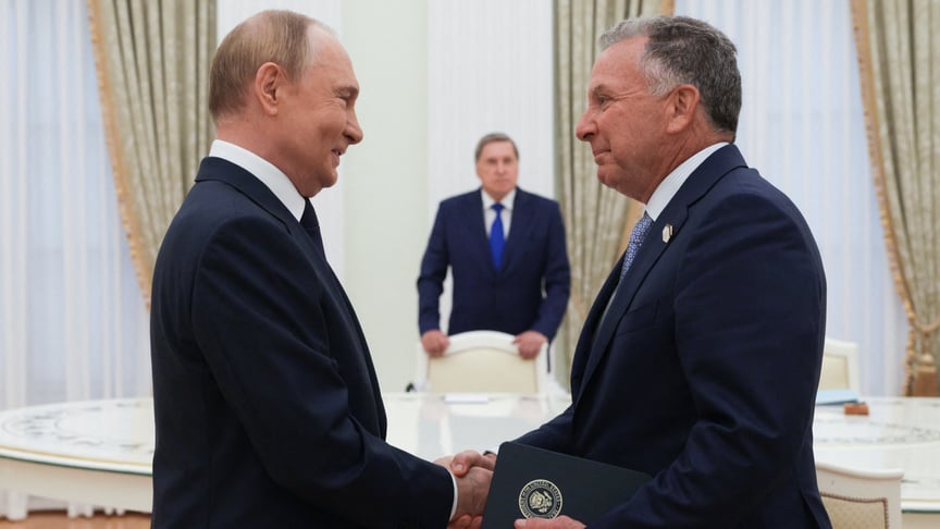 володимир путін та Стів Віткофф у Москві, 6 серпня 2025 року