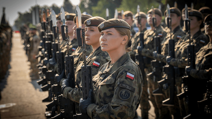 Військовослужбовці польської армії Військовослужбовці польської армії