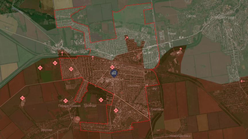 Ситуація в Покровську станом на 21 грудня