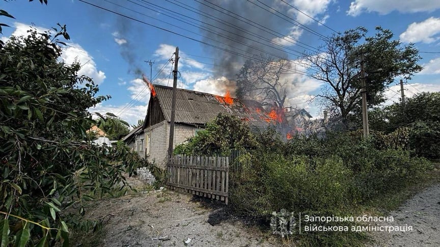 Наслідки російського удару по Запоріжжю, 3 липня 2026 року