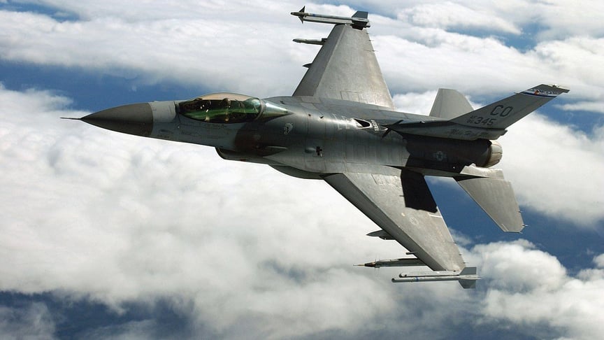 Ілюстративне фото. F-16C Fighting Falcon ВПС США