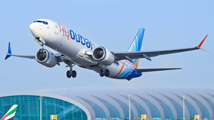 Ілюстративне фото. Літак flydubai